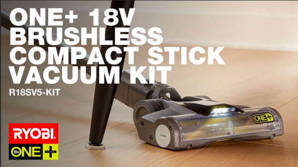 ONE+ HP 18V Brushless Cordless Pet Stick Vacuum Cleaner Kit with 4.0 Ah HIGH PERFORMANCE Battery and Charger